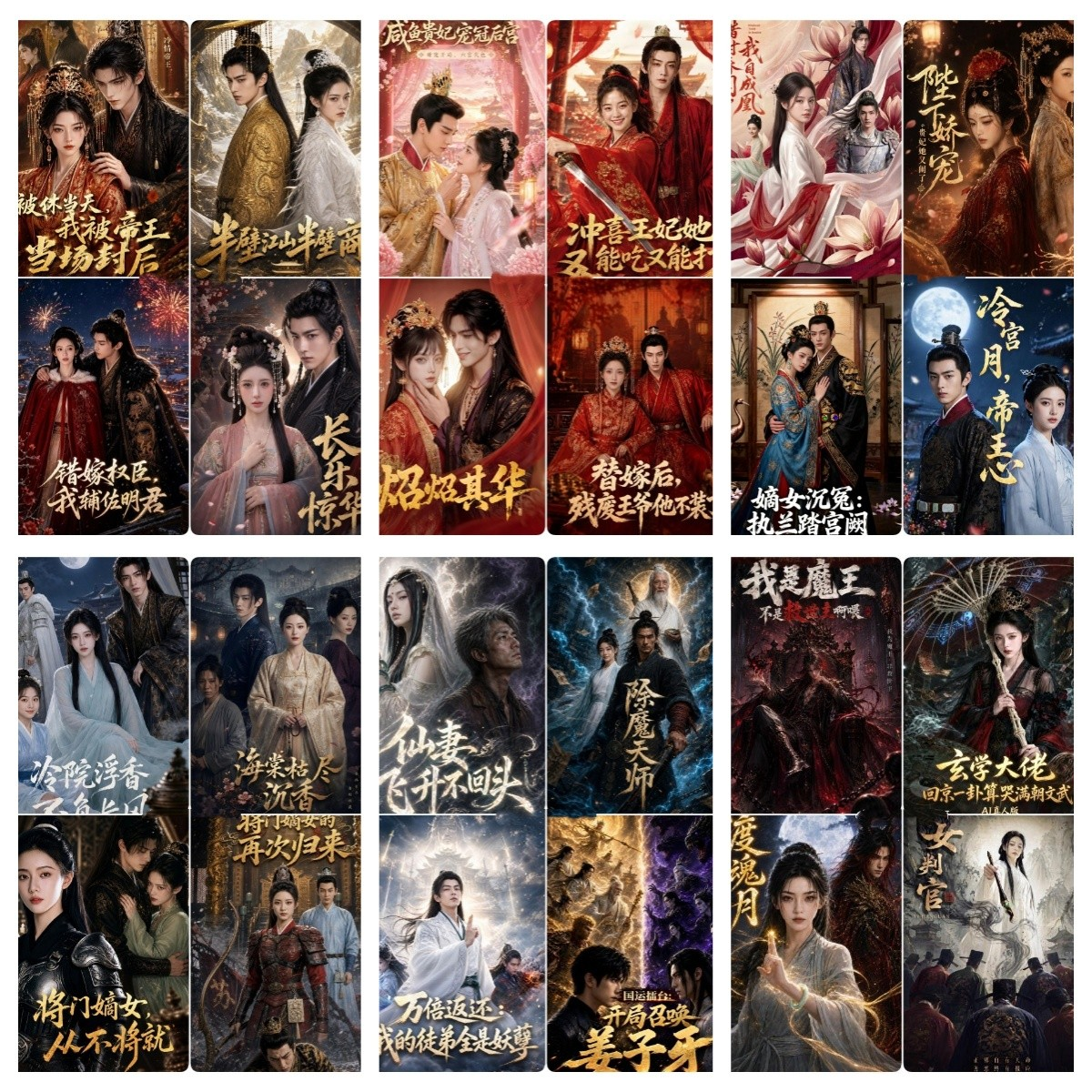 黄果短剧《仙妻下凡回归》仙侠奇幻短剧海报
